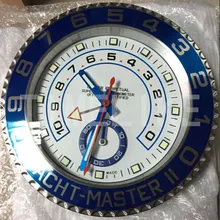 luxury metal watch shape font b wall b font clcok for best gifts