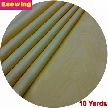 

10Yards Beige Fabric Tissu African cotton embroidered Austria Bazin riche getzner African Lace Fabric French Fabric For Wedding