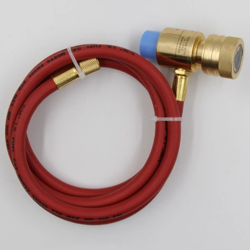 Mapp Gas Brazing Torch Self Ignition Trigger 1.5M Hose Propane Welding Heating Bbq Hvac Plumbing Jewelry Cga600 Burner