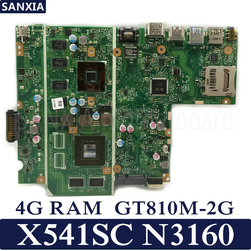 Материнская плата для ноутбука KEFU X541SC оригинальная тестовая материнская ASUS X541SA