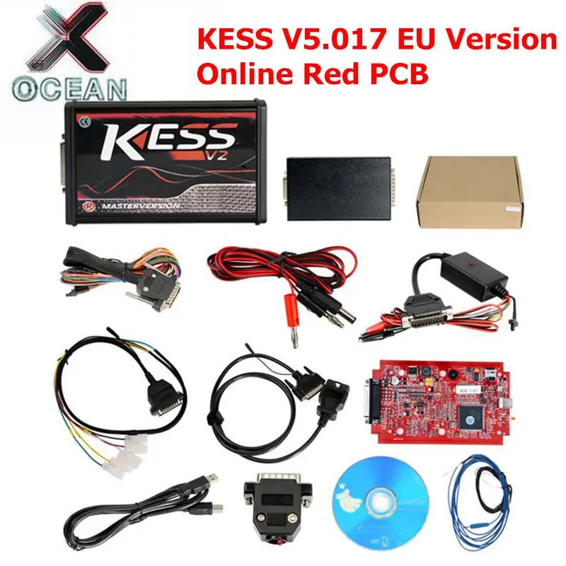 

Online Version EU Red KESS V2 5.017 Full Master OBD2 Manager Tuning KESS V5.017 support online service by interent connection