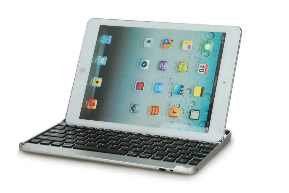 Ultra thin Aluminium Wireless Bluetooth Keyboard Keypad for iPad 5 Airfor ipadkeypad for
