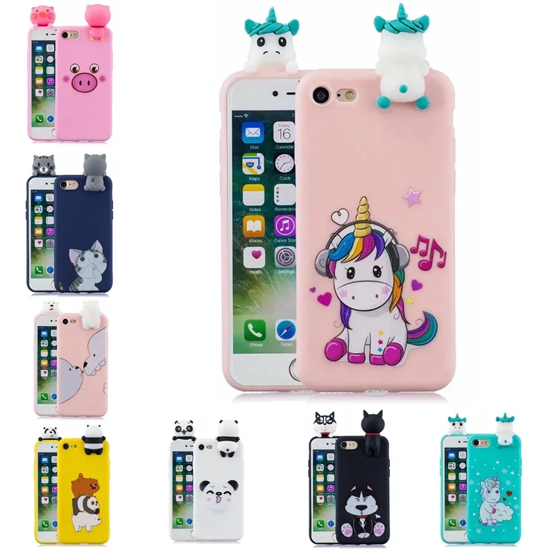 

7A 7S Case For Huawei Honor 7A 7C Pro 7S Case Etui Kawaii Unicorn Cover For Coque Huawei 8 9 10 Lite 8X 8C 8A P Smart 2019