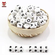 BOBO.BOX Baby Teether 100Pcs/lot English Alphabet Beads BPA Free For DIY Baby Teething Pacifier Chain Silicone Beads Letter BOBO.BOX Baby Teether 100Pcs/lot English Alphabet Beads BPA Free For DIY Baby Teething Pacifier Chain Silicone Beads Letter
