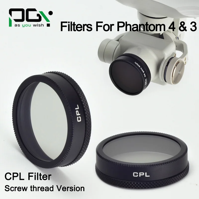 DJI Phantom 4 3 Lens Filter ND4 ND8AndCPL ND16 CPL Filter Case Bag Professional Advanced Camera Accessory Mirror Polarizer