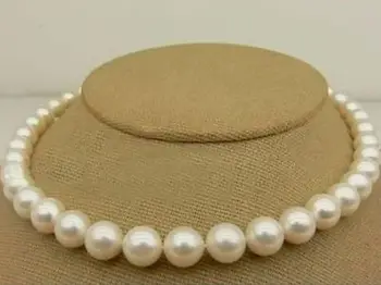 

8-9MM AA+ White Freshwater Cultured Pearl Necklace 17"