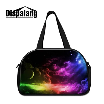 

Dispalang Men Travel Bags Galaxy Clouds Star Print Luggage Duffel Bag Casual Big Tote Bag Large Weekend Bag Women Travel Handbag