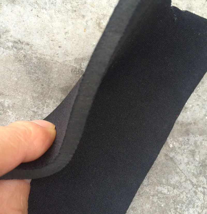 

5.0MM thickness black SRB Neoprene fabrics compound Polyester face layer