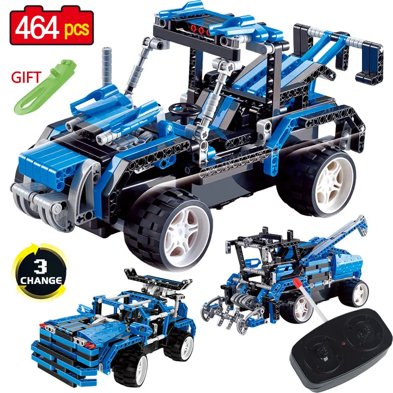 

NEW Technic Remote Control Vehicle Series DIY Car Farmer RC Car Model Building Bricks Blocks for Gift Model Toys