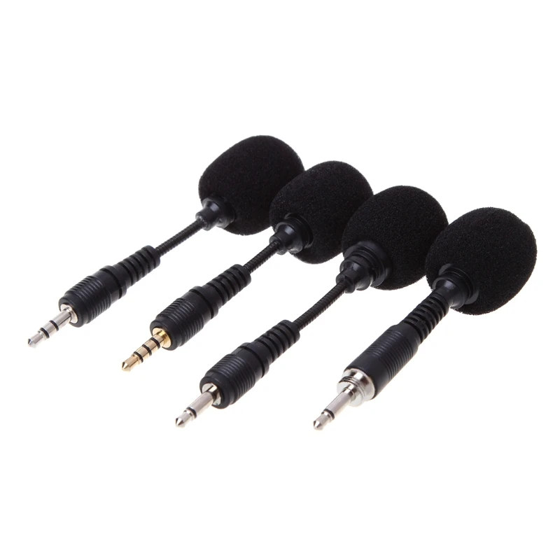 

Crust Pro Mobile phone Mini 3.5mm Interface Flexible Microphone Stereo For iPhone Android