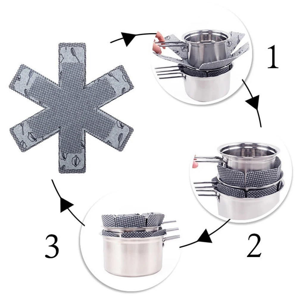 3 шт. войлочная подложка под столовые приборы кастрюля протектор сепаратор столик-мат Тепло Изоляционные подставки