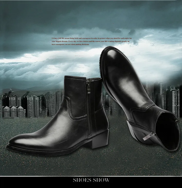 37-46 плюс Размеры Для мужчин ботинки челси все черный натуральная кожа острый носок ботинки мужская зимняя обувь на меху теплая обувь Для
