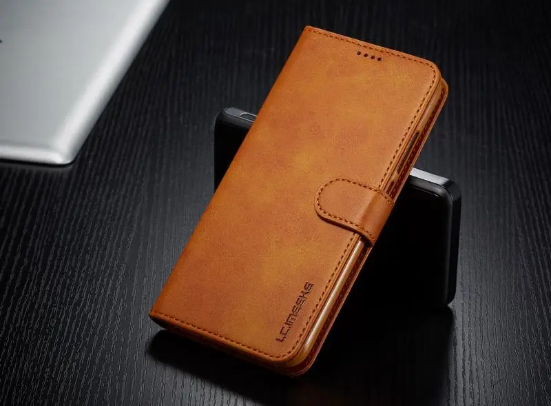Чехол для телефона s для Xiaomi Redmi 7, чехол, роскошный флип-чехол на магните, винтажный Простой деловой кошелек, кожаный чехол для сотового телефона для Xiomi Redmi7