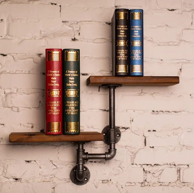 American country Retro Industrial Pipes Iron Shelves metal pipe