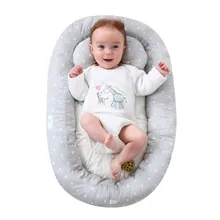 74*51 см детская кровать-гнездо портативная кроватка дорожная кровать Младенческая Детская Хлопковая Колыбель для новорожденных детская люлька бампер кровать 0-6 месяцев