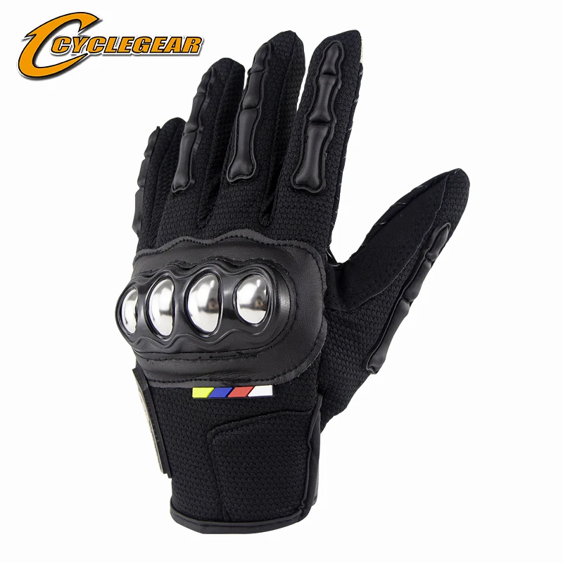 

Cyclegear CG667 Anti-Slip Motorcycle Full Finger Gloves Screen-Touch Motocicleta Guantes Summer Moto Luva Tatica Motocross Revit