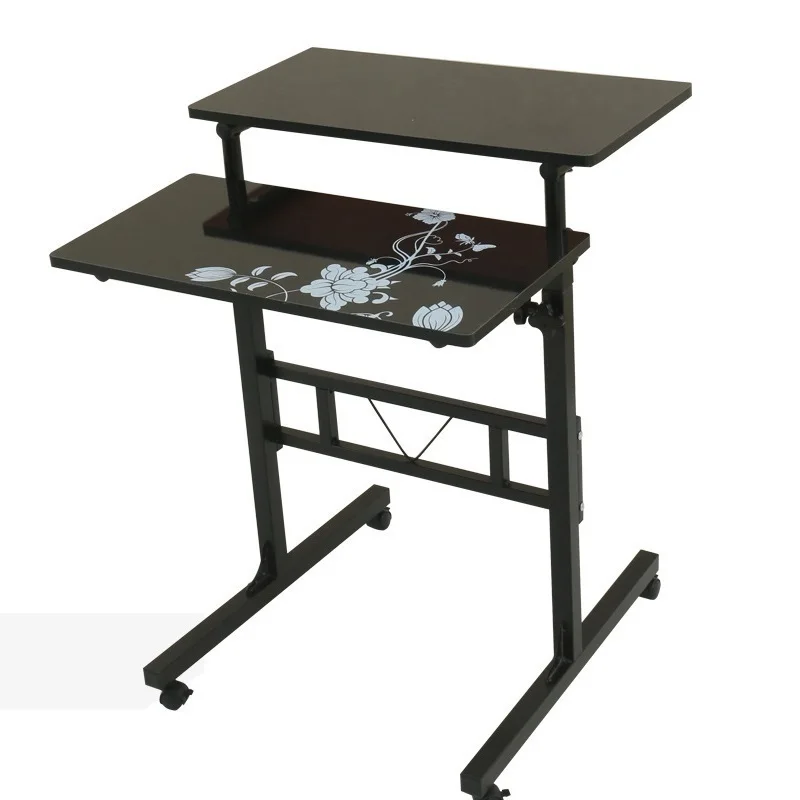 

Ya Qi resistant simple fashion mobile desktop comter desk comter desk desk lifting table summary