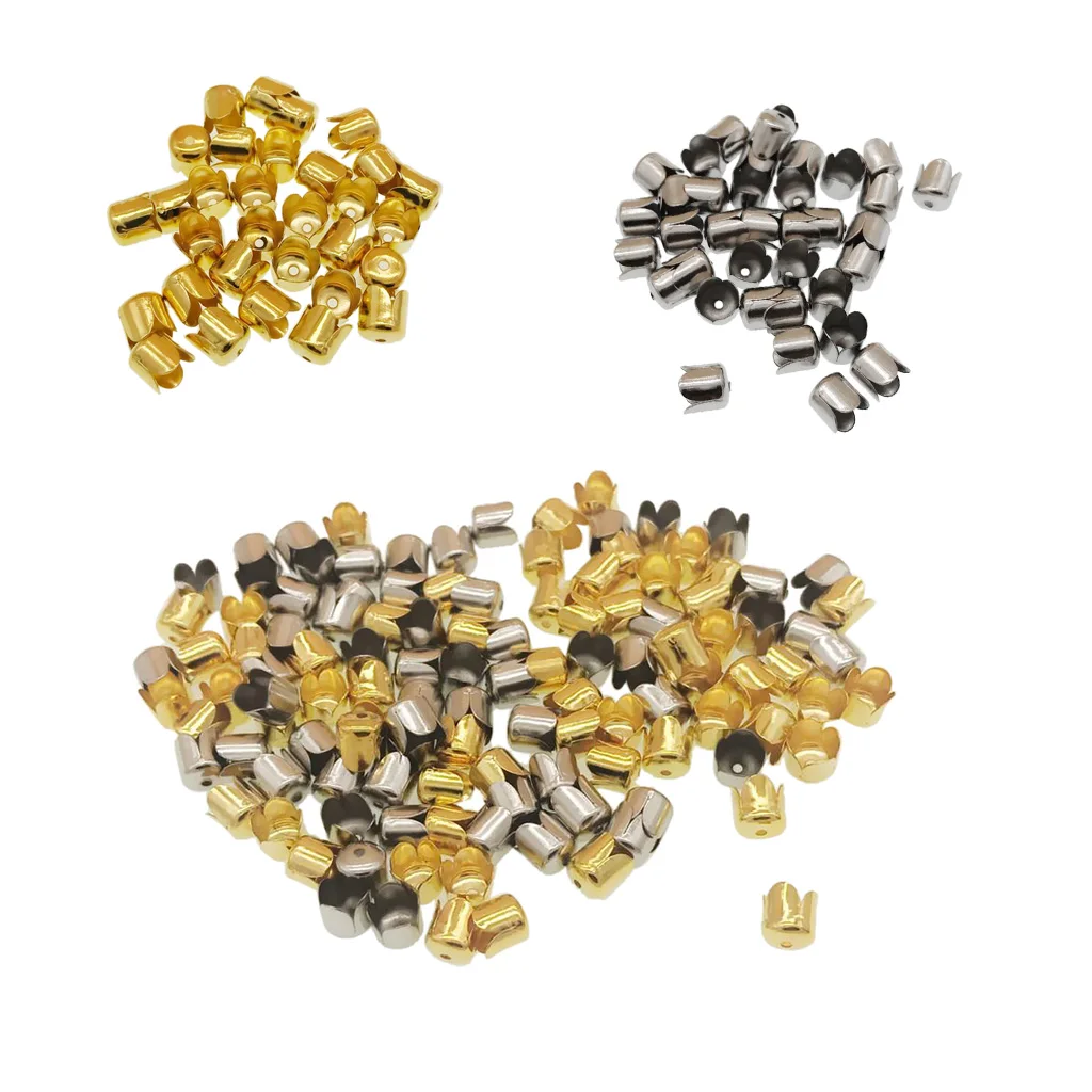 160 Pieces Fashion Bead Caps Tassel Ends for Making Earrings Tassel Jewelry DIY Jewelry Findings Accessories