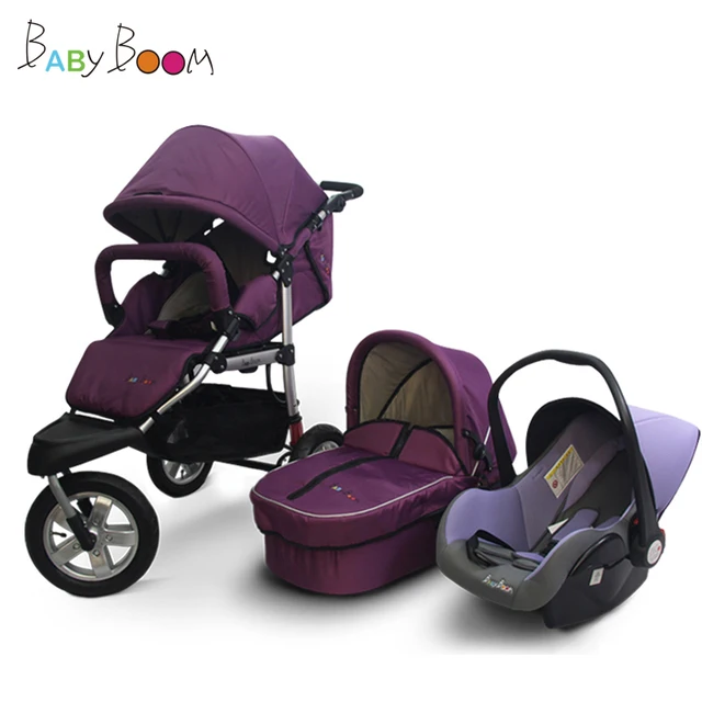 3 in 1 newborn baby stroller EU folding baby carraige off-road light buggiest sports baby stroller - Image 2