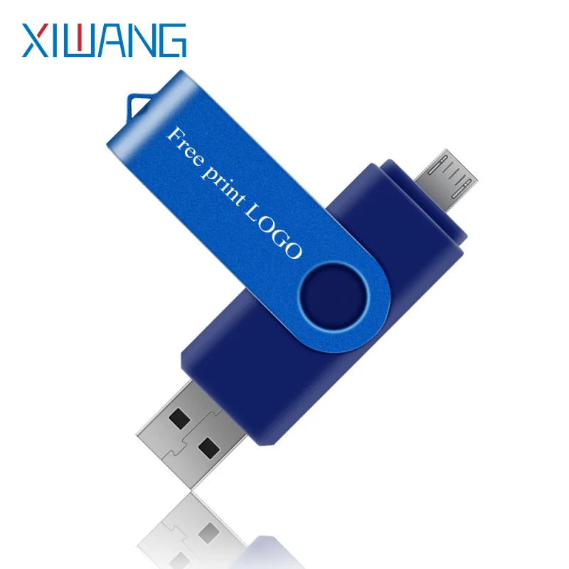 Usb Flash Drive 32gb 128gb Usb Stick 8gb 4gb Pen Drive 64gb Metal New OTG Pendrive 16gb For Phone/Tablet Memory Stick Free Logo