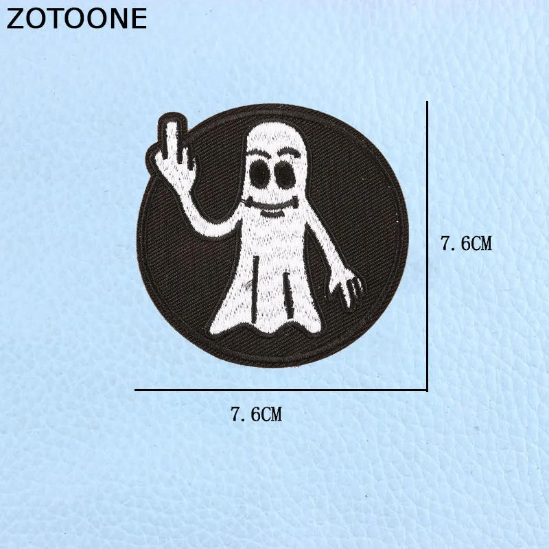 ZOTOONE инопланетянин звезда кошка нашивка с НЛО высокие пять значков вышитая аппликация швейная Железная на значке одежда аксессуары - Цвет: Антикварная бронза