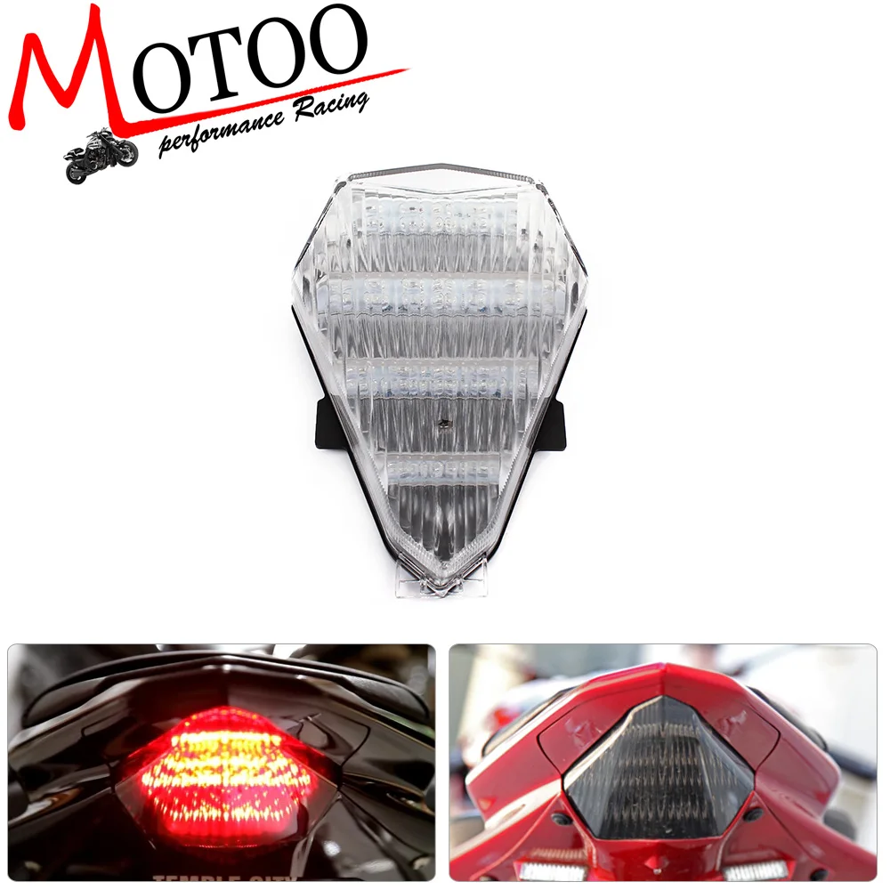 

Motoo - Motorcycle Tail Light withTurn Signal Light Smoke Rear Lamp for Yamaha YZF-R6 YZF R6 06-07