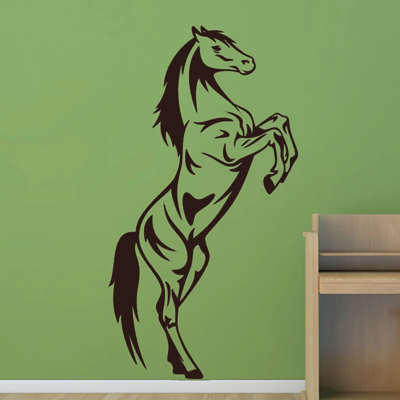 Horse Wall Sticker Vintage Home Decor Animal Stickers Removable Vinyl