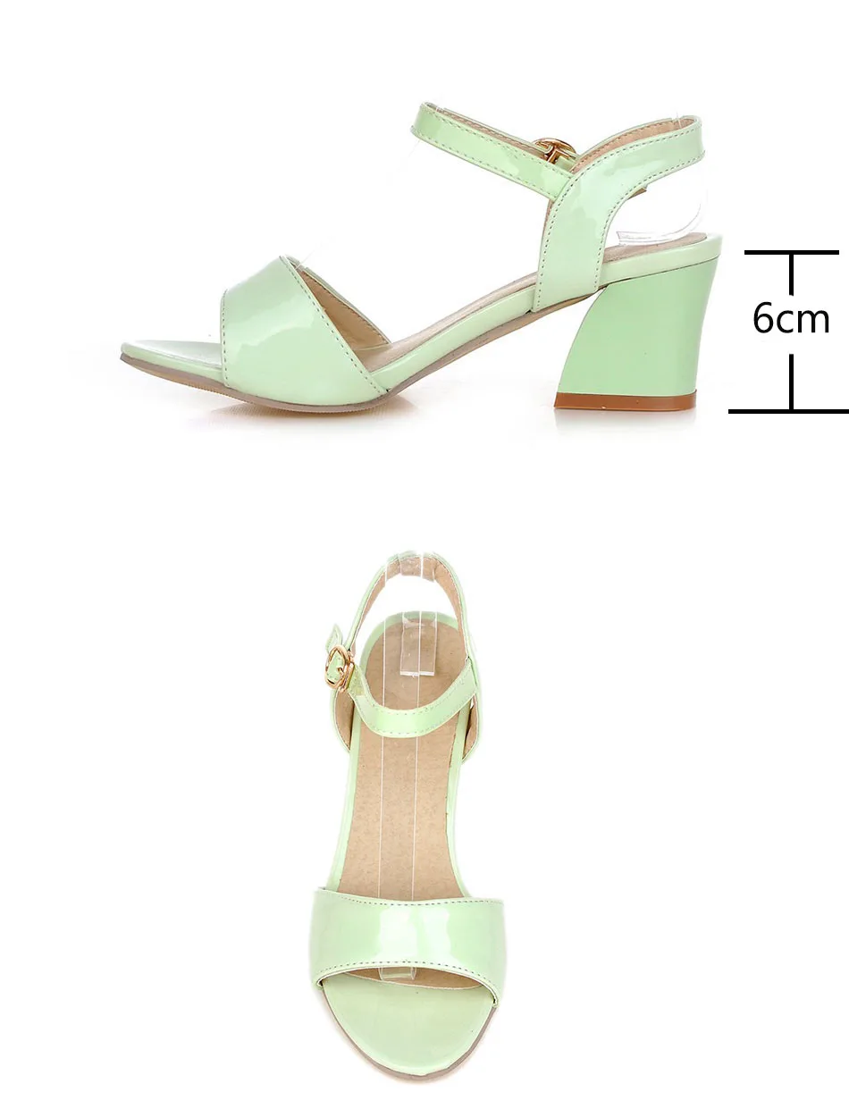 Meotina/женские босоножки г. Летняя обувь, сандалии женские босоножки на высоком массивном каблуке с открытым носком, Размер 9, 10 обувь белого, розового, зеленого цвета, размеры 34-43