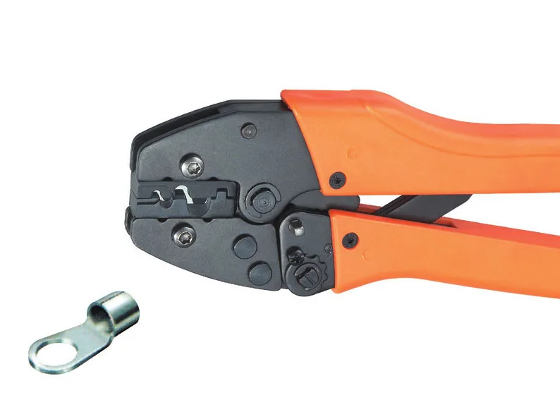 

Ratchet crimping plier 0.5-1.0,1.5-2.5,4.0-6.0,10mm2 AWG20-7 Dedicated cable connector crimping tool