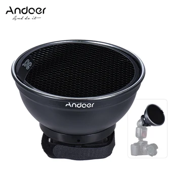 

Andoer 5.9" Silver Beauty Dish Diffuser Honeycomb for Neewer Canon Nikon Photography On-camera Flash Speedlite Speedlight