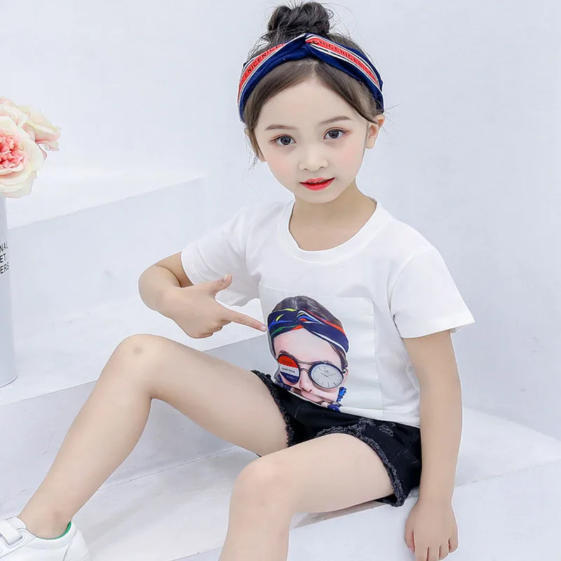 Kids Clothes Girls Clothing Cotton Cartoon Print Short Sleeve T-shirt 2019 Summer 3-10 Y Child Quality Roupas Infantis Hot Sale
Kids Clothes Girls Clothing Cotton Cartoon Print Short Sleeve T-shirt 2019 Summer 3-10 Y Child Quality Roupas Infantis Hot Sale