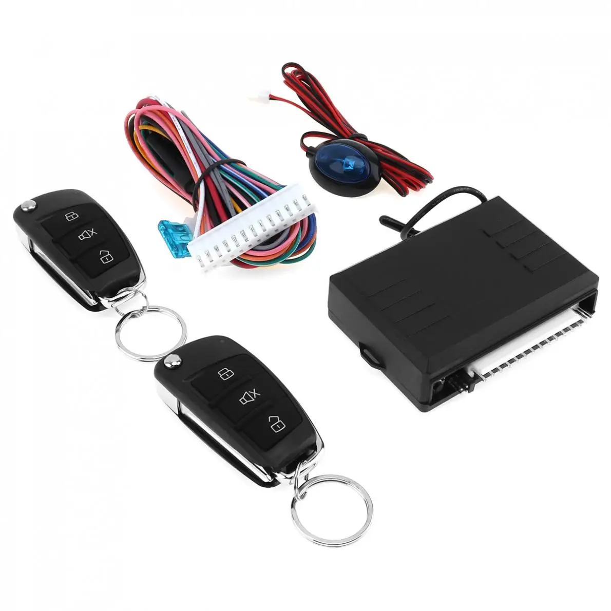DC12V Car Alarm System Vehicle Keyless Entry System with ...