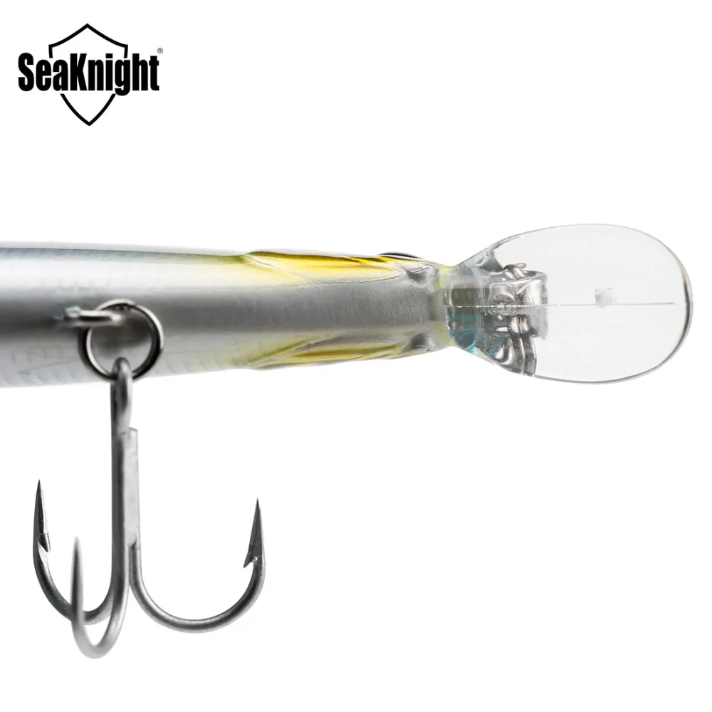 SeaKnight гольян SK040 оседающая на дно приманка 1 шт. 9,5 г 7 см 3 дюйма мини Гольян пластиковая жесткая рыболовная приманка 3D рыбные глаза VMC рыболовная приманка с крючками