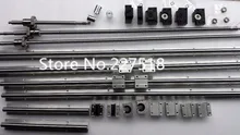 6 компл. линейный рельс SBR16-400/700/800 мм + SFU1605-350/600/750/750 мм винт 3 комплектов FK12/FF12 + 4 1605 держатель + 4 D25-L30-6.35 * 10 мм Пара