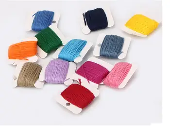 

447cards 1pcs/8meter/color 447COLORS Cross Stitch Cotton Threads Sewing Set Craft Embroidery Threads Floss Kit Sewing Accessorie