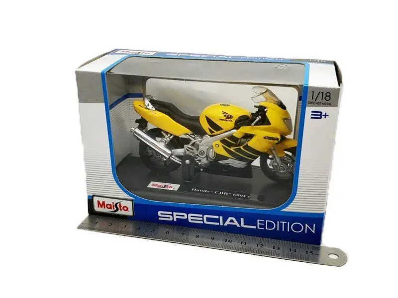 Maisto 1:18 Honda CBR600F4 Мотоцикл Велосипед литья под давлением модель игрушки в коробке