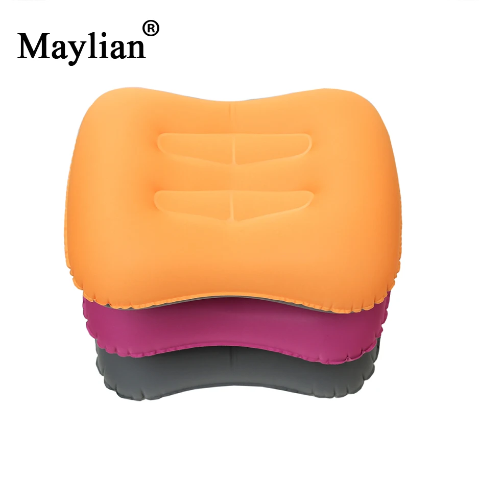 

U Shape Pillow Air Blow Up Pillow Inflatable Cushion For Office/outdoor/flight Rest Soft Pvc Washable Neck Pillow p125