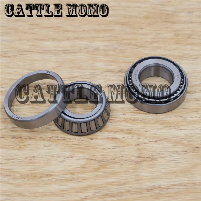 Metal Bearings L44643/ L44610 Taper Axle Wheel Bearing Kits Cone Cup 2