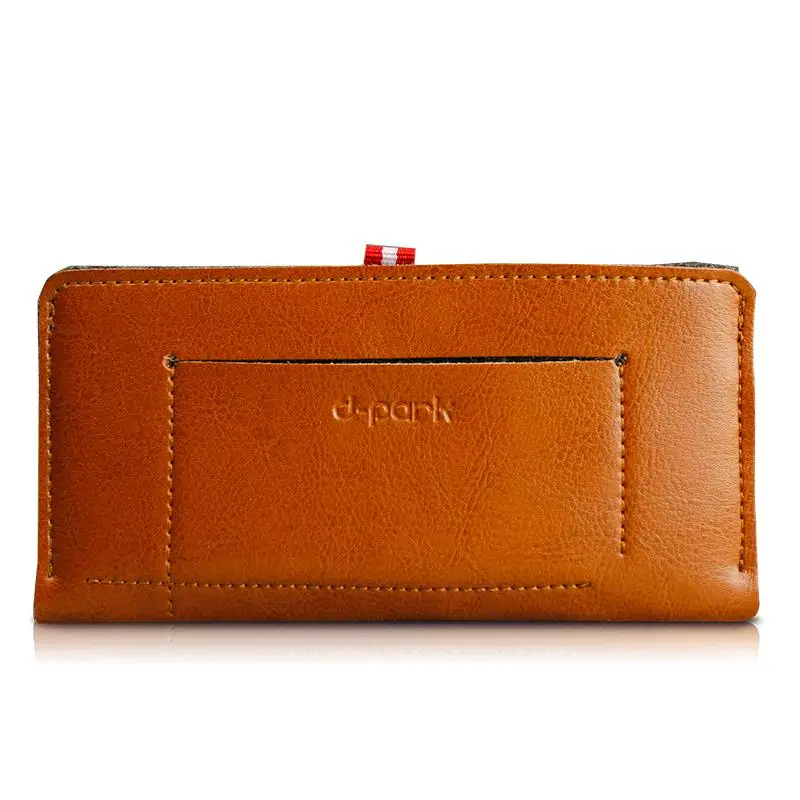 D park Simple Fashion Genuine Leather Flip Sleeve Wool Felt Case Cover For iPhone 5 5S
