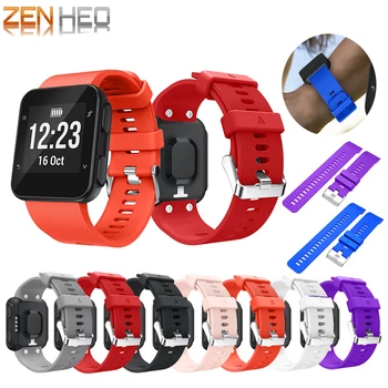 

Watch Strap Silicone Replacement Band for Garmin Forerunner 35 Watchband Case Shell Protect for Garmin Forerunner 35 smart Watch