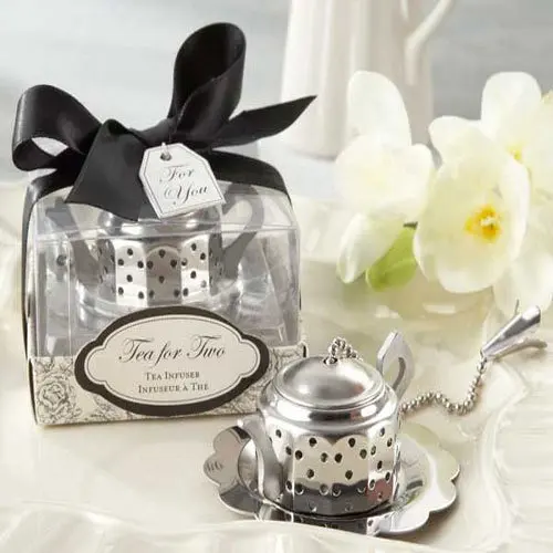 

2016 Practical kitchen gift Whimsical wedding favor Teapot Tea Infuser Bridal Shower Favor For wedding gift and Party favors