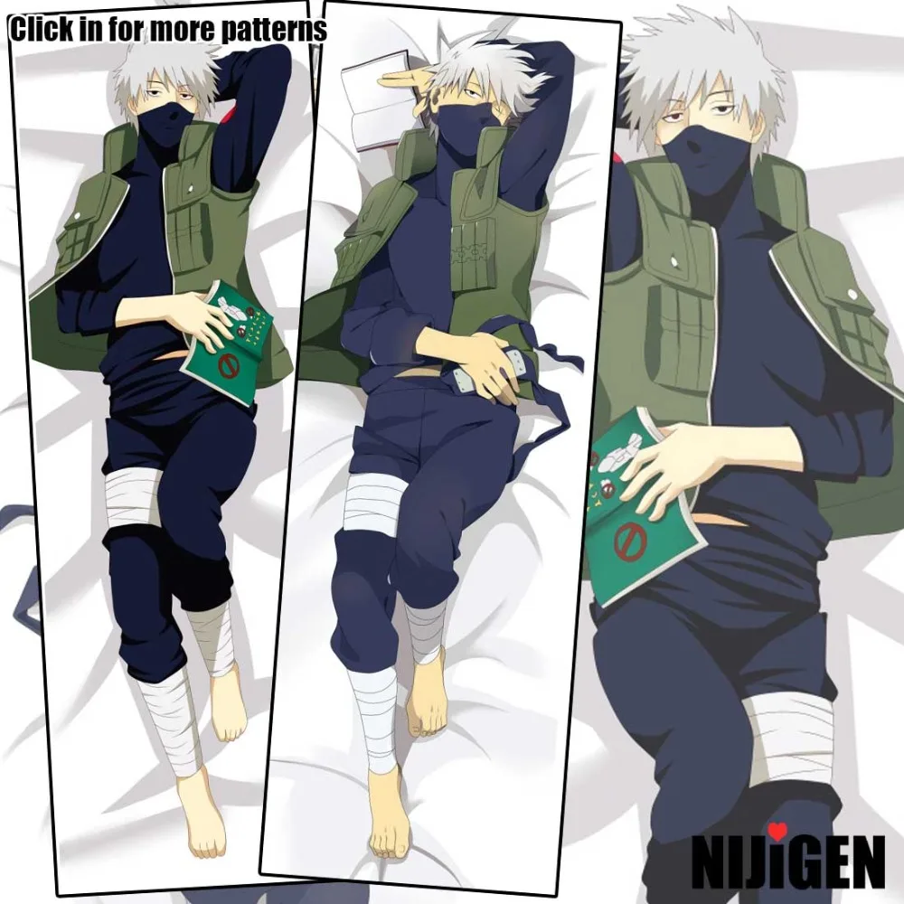 Hatake Kakashi милый Аниме игра дакимакура Декоративная Подушка Чехол обнимающее