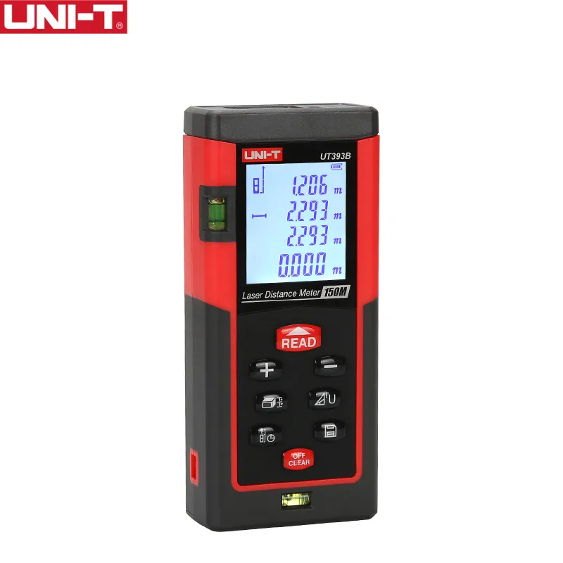 

UNIT UT393B Laser Distance Meters 150m Range Add/Sub Triangle Pythagore Continuous Measurement UNIT Rangefinder