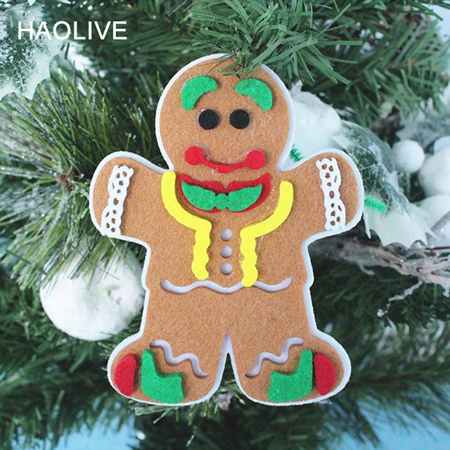 haolive christmas hanging ornaments gingerbread man cloth party decoration for party diy christmas decor christmas tree - Gingerbread Man Christmas Decorations haolive christmas hanging ornaments gingerbread man cloth party decoration for party diy christmas decor christmas tree - Gingerbread Man Christmas Decorations