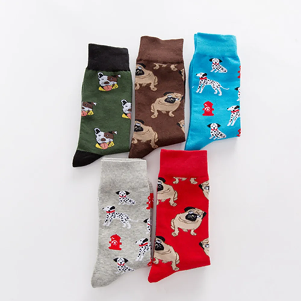 1 пара мужских хлопковых забавных носков, женские мужские носки Sokken Socken Calcetines Fun Happy, мужские носки, цвет, Европейский размера плюс 42, 44, 46