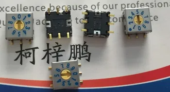 

[VK] JAPAN ORIGINAL FUJISOKU SMR7010C-1E 0-9/10 rotating-dial code switch patch 6 feet 6 pin 3:3 Gold plated feet