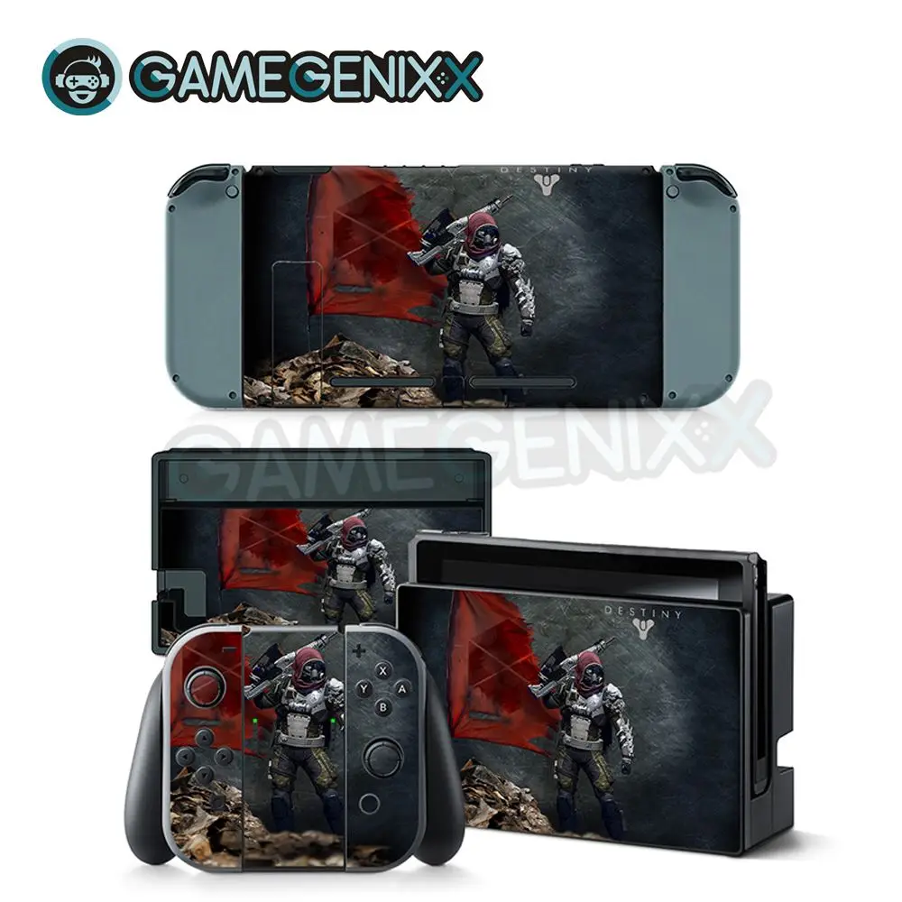 

GAMEGENIXX Skin Sticker Vinyl Wrap Cover for Nintendo Switch Console Joy-Con Dock - Destiny