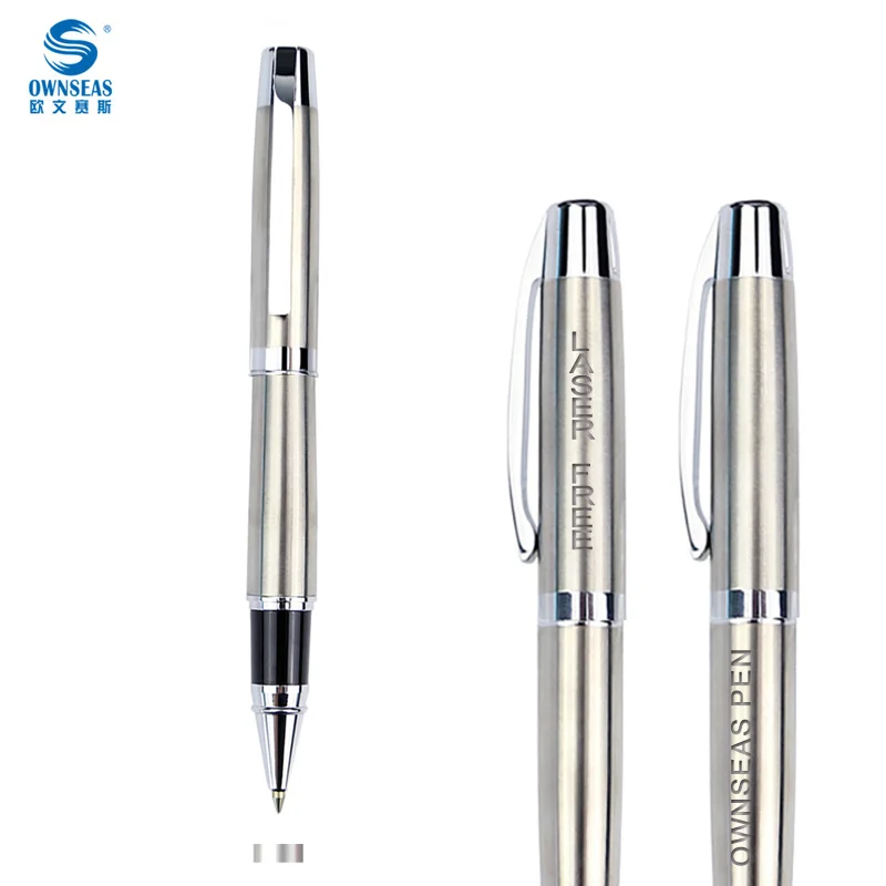 Novelty Stationery Metal Roller Pen for Writing with Customized Free
