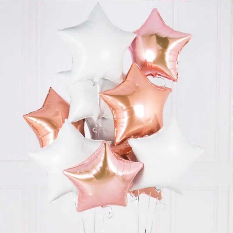 

10pcs/lot 18inch Star Balloon Inflatable Helium Baloon Wedding Birthday Christmas Party Decoration Globos Children Toy Gifts