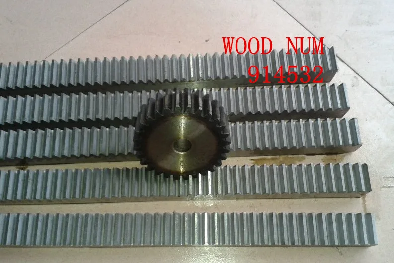 

1M 1.0 Mod 10*10*1000 mm mold Gear rack Precision cnc rack (straight teeth) Toothed rack